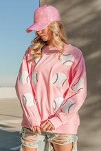 Load image into Gallery viewer, BiBi Sequin Baseball Patches French Terry Sweatshirt