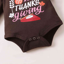 Load image into Gallery viewer, MY 1ST THANKSGIVING Graphic Bodysuit and Pants Set
