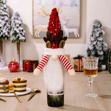 Load image into Gallery viewer, Gnome Sequin Wine Bottle Cover
