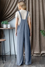 Load image into Gallery viewer, Heimish Full Size Ribbed Front Pocket Sleeveless Jumpsuit
