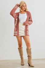 Load image into Gallery viewer, VERYJ/LOVERICHE Open Front Long Sleeve Cardigan
