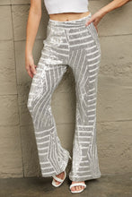 Load image into Gallery viewer, Double Take Sequin High Waist Flared Pants
