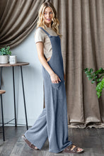 Load image into Gallery viewer, Heimish Full Size Ribbed Front Pocket Sleeveless Jumpsuit
