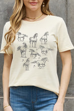 Load image into Gallery viewer, Simply Love Horse Graphic Cotton T-Shirt
