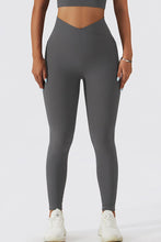 Load image into Gallery viewer, Basic Bae Crossover Waist Active Leggings
