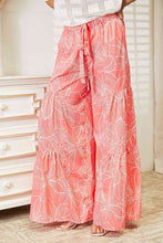 Load image into Gallery viewer, Double Take Floral Tiered Wide Leg Pants
