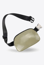 Load image into Gallery viewer, PU Leather Adjustable Strap Sling Bag
