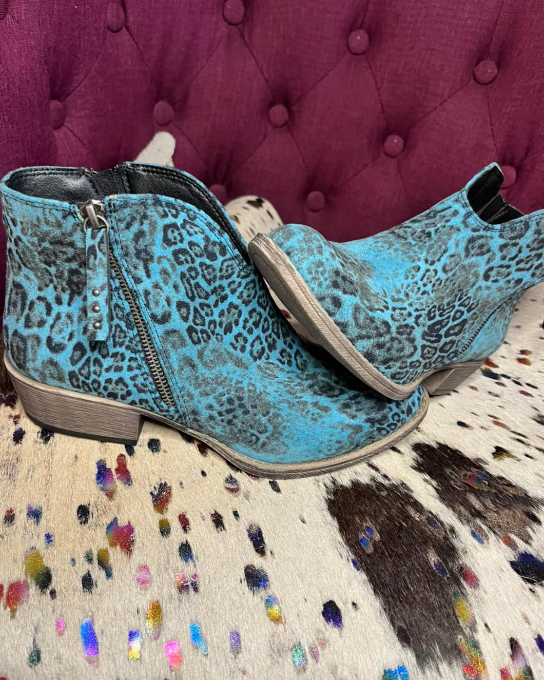 Very G - Divine Turquoise Bootie