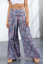 Load image into Gallery viewer, Printed High-Rise Tied Culottes

