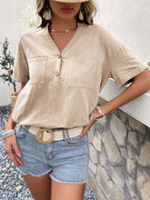 Load image into Gallery viewer, Buttoned Cuffed Sleeve Blouse
