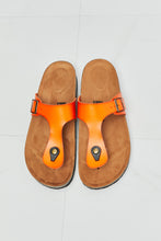 Load image into Gallery viewer, MMShoes Drift Away T-Strap Flip-Flop in Orange

