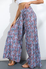 Load image into Gallery viewer, Printed High-Rise Tied Culottes
