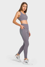 Load image into Gallery viewer, High Waist Ankle-Length Yoga Leggings with Pockets
