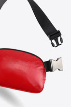 Load image into Gallery viewer, PU Leather Adjustable Strap Sling Bag
